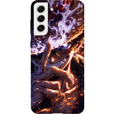 Karsu Design Samsung Galaxy S21 Fe Uyumlu Baskılı Şeffaf Telefon Kılıfı | Koleksiyon: Anime Style 2