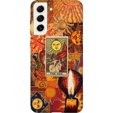 Karsu Design Samsung Galaxy S21 Fe Uyumlu Baskılı Şeffaf Telefon Kılıfı | Koleksiyon: Tarot Cards
