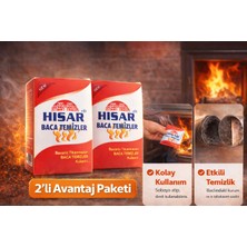 Bezos Hisar Elit Baca Temizleyici Soba ve Şömine Için Kurum Temizleme Ürünü 2 Adet