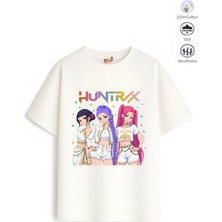 Belya Kids Wear Kız Çocuk Tam Kalıp Hun Tasarım 14 Oversize Tişört