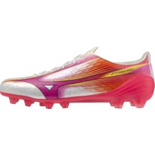 Mizuno Alpha 3 Elite Erkek Krampon Beyaz / Kırmızı