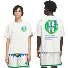 adidas Originals Crest Unisex Beyaz Günlük Stil T-Shirt KD3615