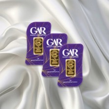 LEVA GOLD 3 Adet 1 gr 24 Ayar Gar Gram Altın