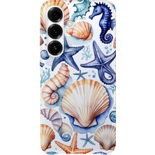 Karsu Design Samsung Galaxy S23 Fe Uyumlu Baskılı Şeffaf Telefon Kılıfı | Koleksiyon: Minimalist Style 2