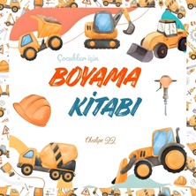 M&H Coloring Erkek Çocuk Kolay ve Tatlı Boyama Kitabı -21X21 cm Boyama Kitabı Çocuk ve Yetişkinler Için