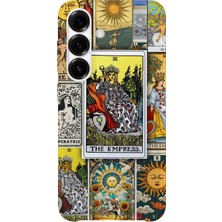 Karsu Design Samsung Galaxy A56 Uyumlu Baskılı Şeffaf Telefon Kılıfı | Koleksiyon: Tarot Cards
