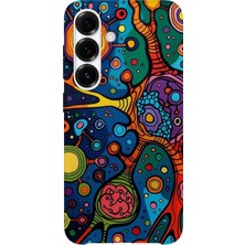 Karsu Design Samsung Galaxy A17 Uyumlu Baskılı Şeffaf Telefon Kılıfı | Koleksiyon: Psychedelic Art