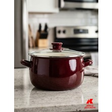 Köklü Züccaciye Emaye Derin Tencere