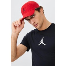Nike Air Jordan Nba Jumpman Crew Mens Tee Grafik Baskılı Erkek Tişört Siyah