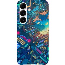 Karsu Design Samsung Galaxy A13 Uyumlu Baskılı Şeffaf Telefon Kılıfı | Koleksiyon: Cyberpunk Theme