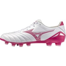 Mizuno Morelia Neo 4 Pro Erkek Krampon Beyaz / Pembe