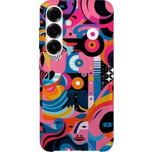 Karsu Design Samsung Galaxy S24 Plus Uyumlu Baskılı Şeffaf Telefon Kılıfı | Koleksiyon: Psychedelic Art