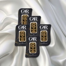 LEVA GOLD 5 Adet 5 gr 24 Ayar Gar Gram Altın