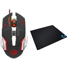 Hazartech X10 Tam Prof. Gaming Mouse + Mouse Pad