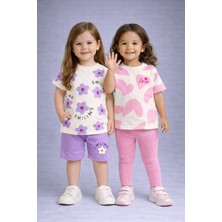 Melodi Kids Kız Çocuk Alt Üst 2'li Takım