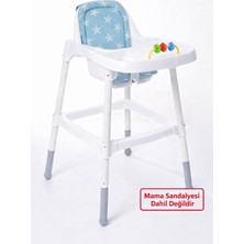 Safemom Mama Sandalyesi Minderi – Kolay Temizlenebilir, Antilop Mama Sandalyesi Model Uyumlu Deniz Yıldızı