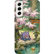 Karsu Design Samsung Galaxy S22 Uyumlu Baskılı Şeffaf Telefon Kılıfı | Koleksiyon: Anime Animal Characters