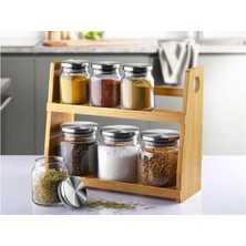 Gönül Mutfak Cam Baharatlık 7'li