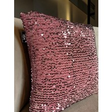 Framgan Pullu Payetli Dolgulu Kare Kırlent