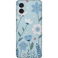 Karsu Design Samsung Galaxy S25 Edge Uyumlu Baskılı Şeffaf Telefon Kılıfı | Koleksiyon: Vintage Floral