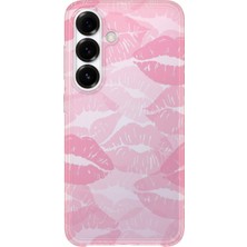 Karsu Design Samsung Galaxy A36 Uyumlu Baskılı Şeffaf Telefon Kılıfı | Koleksiyon: Pink Aesthetic