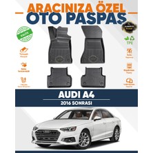 Alberto Rossi Alberto Rossı Audi A4 2016+ 3D Havuzlu Paspas