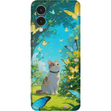 Karsu Design Samsung Galaxy S25 Edge Uyumlu Baskılı Şeffaf Telefon Kılıfı | Koleksiyon: Anime Animal Characters