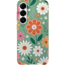 Karsu Design Samsung Galaxy A54 Uyumlu Baskılı Şeffaf Telefon Kılıfı | Koleksiyon: Vintage Floral