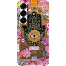 Karsu Design Samsung Galaxy S23 Uyumlu Baskılı Şeffaf Telefon Kılıfı | Koleksiyon: Mystical Symbols