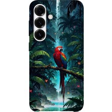 Karsu Design Samsung Galaxy A14 Uyumlu Baskılı Şeffaf Telefon Kılıfı | Koleksiyon: Jungle Wildlife