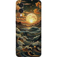 Karsu Design Samsung Galaxy S25 Edge Uyumlu Baskılı Şeffaf Telefon Kılıfı | Koleksiyon: Moon Phases