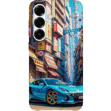 Karsu Design Samsung Galaxy A04S Uyumlu Baskılı Şeffaf Telefon Kılıfı | Koleksiyon: Automobile Life Style