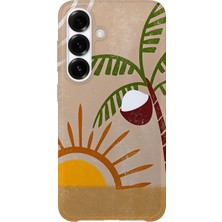 Karsu Design Samsung Galaxy S25 Fe Uyumlu Baskılı Şeffaf Telefon Kılıfı | Koleksiyon: Minimalist Style 1