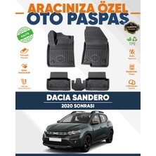 Alberto Rossi Alberto Rossı Dacia Sandero 2020+ 3D Havuzlu Paspas