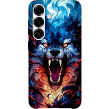 Karsu Design Samsung Galaxy A37 Uyumlu Baskılı Şeffaf Telefon Kılıfı | Koleksiyon: Alpha Wolf