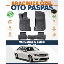 Alberto Rossi Alberto Rossı Mercedes C Serisi W204 2007+2014 3D Havuzlu Paspas