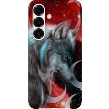 Karsu Design Samsung Galaxy A23 Uyumlu Baskılı Şeffaf Telefon Kılıfı | Koleksiyon: Grey Wolf Turkish Symbol