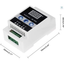 Gümrük Bey Xzante TMC-6000 110–240V Dijital Termoregülatör Dın Ray Montajlı Sıcaklık Kontrol
