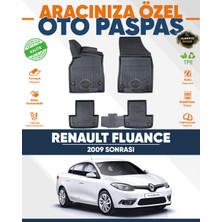 Alberto Rossi Alberto Rossı Renault  Fluence 2009+ 3D Havuzlu Paspas