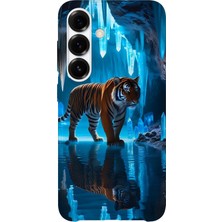 Karsu Design Samsung Galaxy A26 Uyumlu Baskılı Şeffaf Telefon Kılıfı | Koleksiyon: Tiger Energy