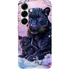 Karsu Design Samsung Galaxy A73 Uyumlu Baskılı Şeffaf Telefon Kılıfı | Koleksiyon: Minimal Black Panther