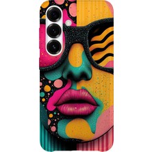 Karsu Design Samsung Galaxy A33 Uyumlu Baskılı Şeffaf Telefon Kılıfı | Koleksiyon: Psychedelic Art