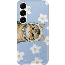 Karsu Design Samsung Galaxy A55 Uyumlu Baskılı Şeffaf Telefon Kılıfı | Koleksiyon: Soft Girl Clean Aesthetic