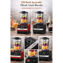 Bosch BF-1589 2.5l Profesyonel Blender – Yüksek Güçlü, Çok Amaçlı, Kırmızı ve Siyah Renk