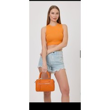 Aron Kadın Turuncu Kol Çantası