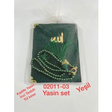 Sedef Tuhafiye 02011 Kadife Yasin 3 'lü  Set