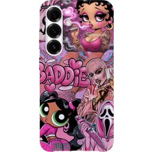 Karsu Design Samsung Galaxy A32 Uyumlu Baskılı Şeffaf Telefon Kılıfı | Koleksiyon: Y2K Girl Aesthetic