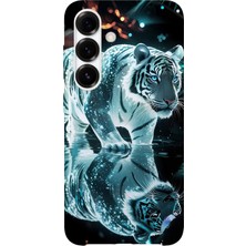 Karsu Design Samsung Galaxy S26 Uyumlu Baskılı Şeffaf Telefon Kılıfı | Koleksiyon: Tiger Energy