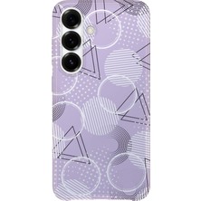 Karsu Design Samsung Galaxy A04S Uyumlu Baskılı Şeffaf Telefon Kılıfı | Koleksiyon: Minimal Geometric Patterns