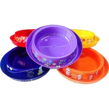 Nunbell Fügürlü Ufak Tekli Kedi Köpek Mama Su Kabı
